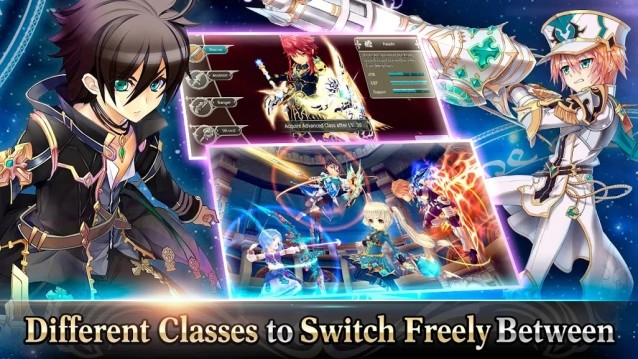 Nhiều lớp nhân vật và cho phép bạn chuyển đổi tự do