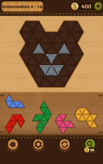 Block Puzzle Games: Wood Collection cho Android có nhiều cấp độ khó