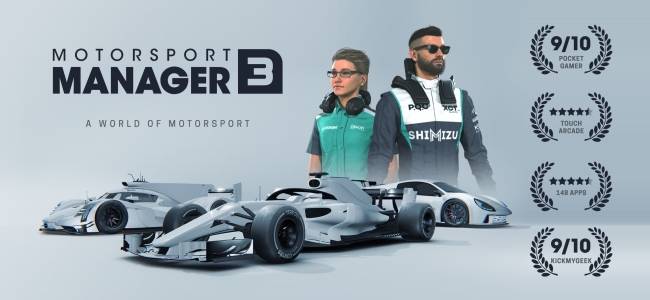 Giao diện chính Motorsport Manager Mobile 3 cho iOS