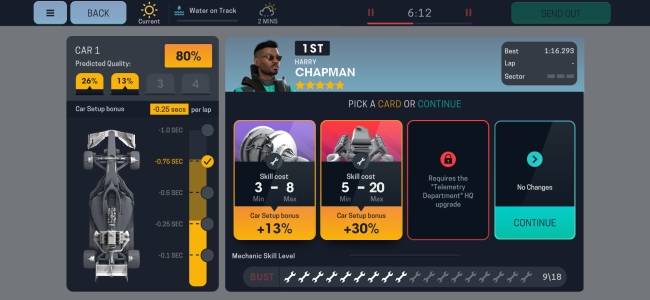 Tính năng chính của game Motorsport Manager Mobile 3 cho iOS