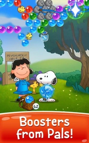 Nhận bổ trợ tăng cường từ bạn bè của Snoopy