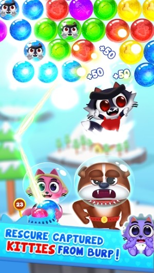 Đánh bại Burp và giải cứu những bé mèo 