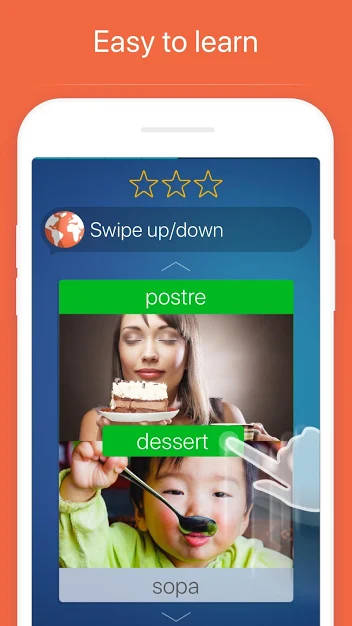 Mondly cho Android rất dễ học
