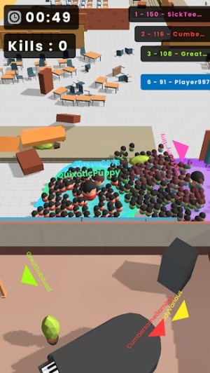 Popular Wars có đồ họa sống động với các nhân vật dễ thương