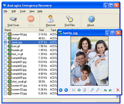 Auslogics Emergency Recovery