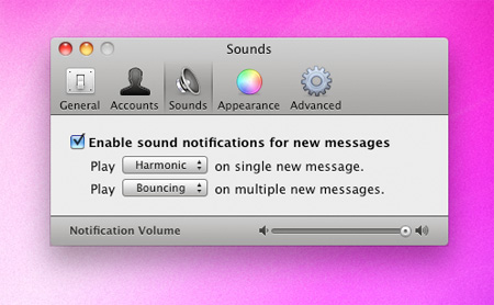 Notify for Mac OS X