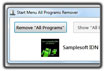 Start Menu All Programs Remover