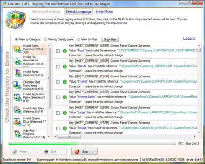 Registry First Aid