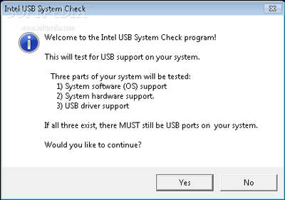 Intel USB System Check