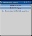 Registry Enabler & Disabler