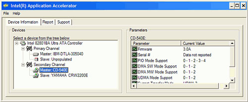 Intel Application Accelerator 