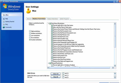 Windows SteadyState
