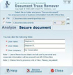 Document Trace Remover