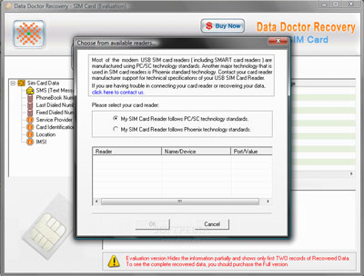 Khôi phục thẻ Sim với Data Doctor Recovery SIM Card