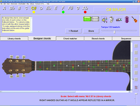 Cách hợp âm và đệm đàn ghita Guitar Chord Buster
