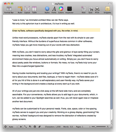 Giao diện soạn thảo chính