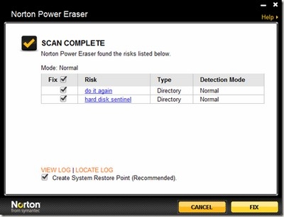 Norton Power Eraser
