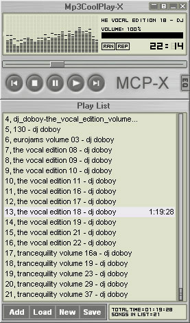 Trình phát nhạc MP3CoolPlay-X