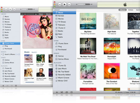 iTunes 10 kết hợp trình phát đa phương tiện và thư viện dữ liệu