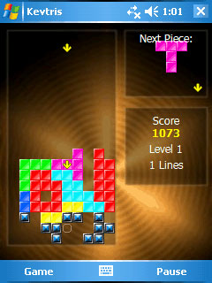 Game xếp gạch cổ điển Kevtris