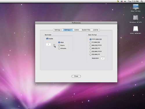 LittleCal Pro for Mac