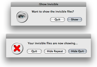 iShow Invisible for Mac OS X