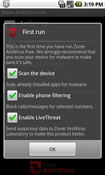 Zoner AntiVirus for Android