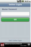 Online Crypto Password Manager for Android
