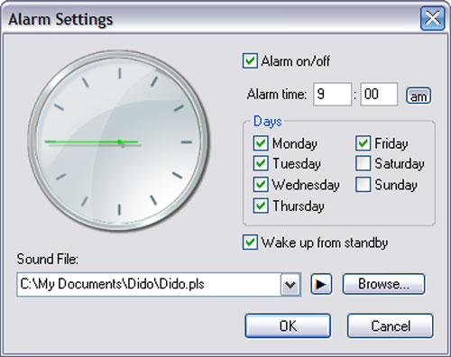 Analogue Vista Clock 
