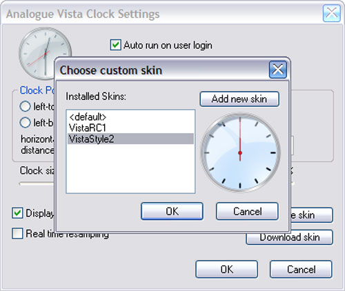Analogue Vista Clock 