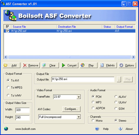 Boilsoft ASF Converter