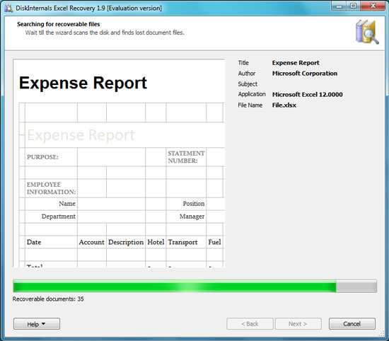 Excel Recovery