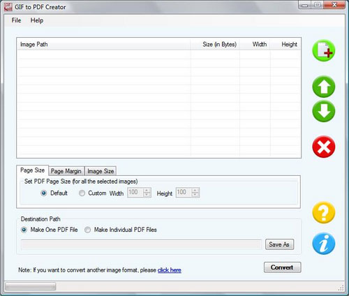 GIF to PDF creator