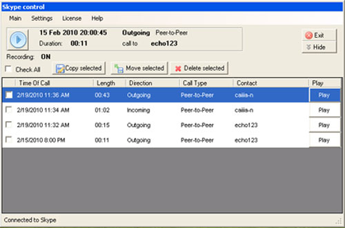 Parental Skype Recorder
