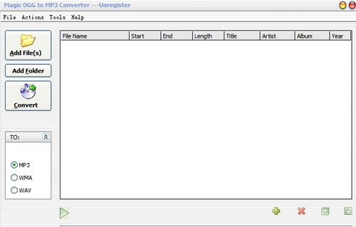 Magic OGG to MP3 Converter