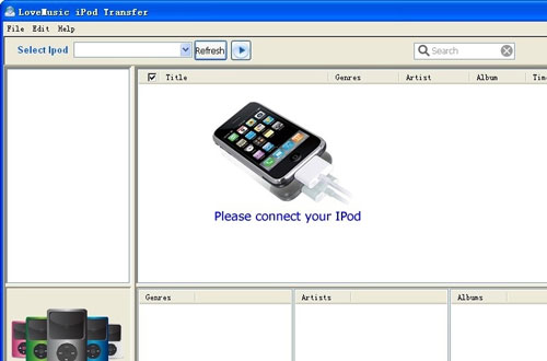 LoveMusic iPod transfer