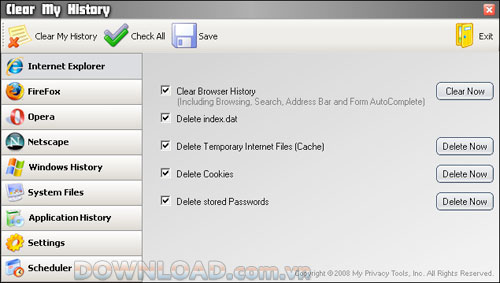 Clear My History