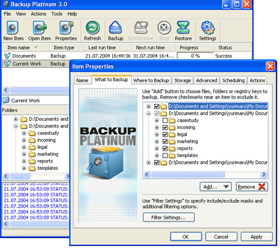 Backup Platinum