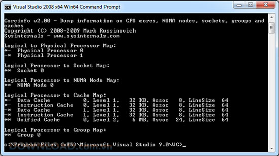 Coreinfo