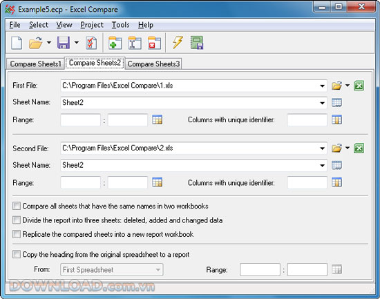 Excel Compare