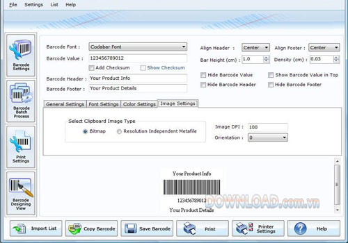 Professional Barcode Software 