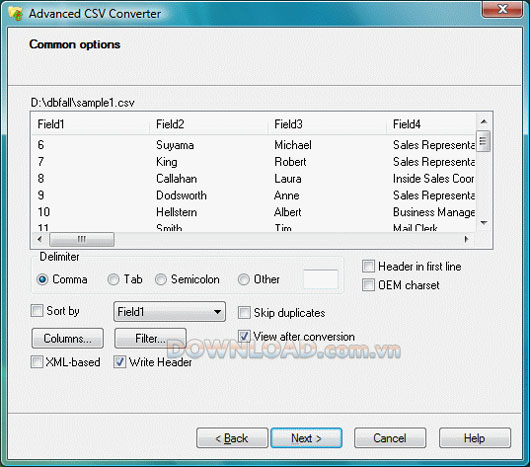 Advanced CSV Converter