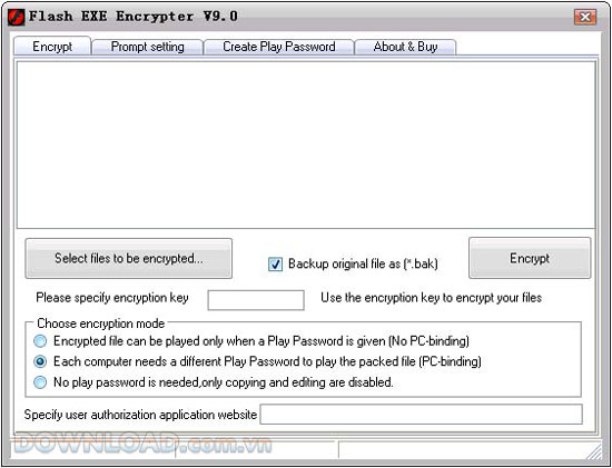 Flash EXE Encrypter