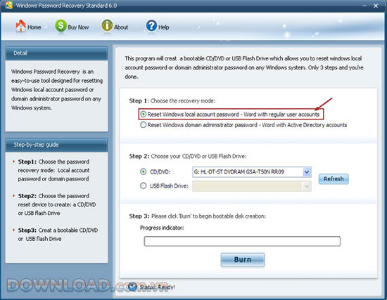 Windows Password Recovery