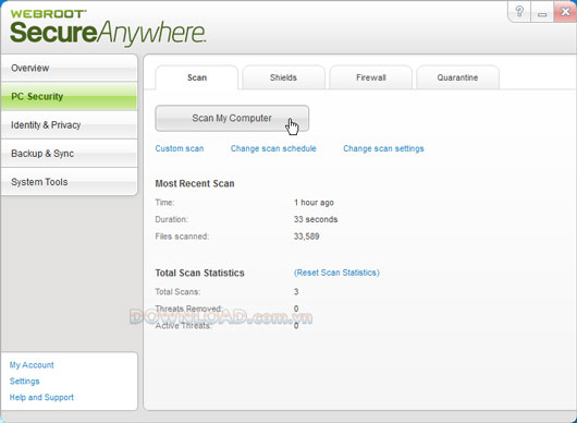 SecureAnywhere Essentials 2012
