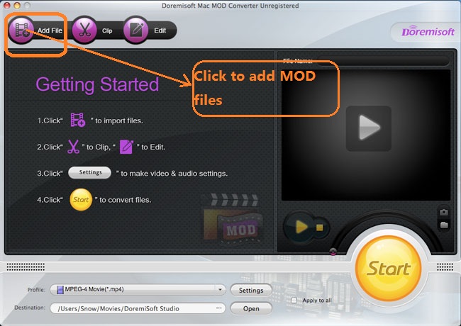 Doremisoft Mac MOD Converter
