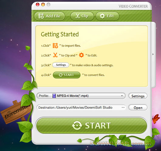 Doremisoft Video Converter for Mac
