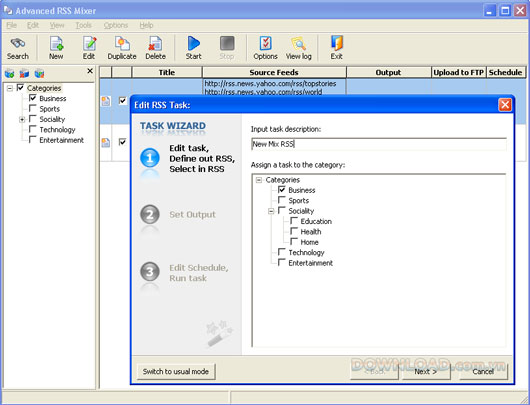 Advanced RSS Mixer Enterprise