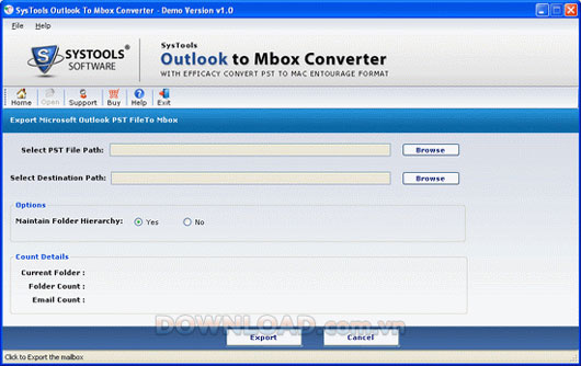 SysTools Outlook to MBOX