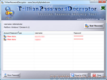 TrillianPasswordDecryptor